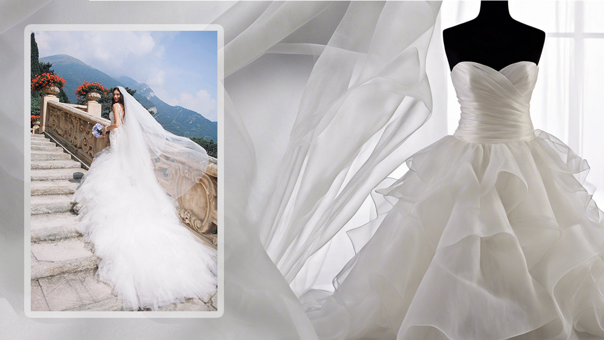 Romantic Trends in Bridal Fashion: Enchanted by Organza Fabric