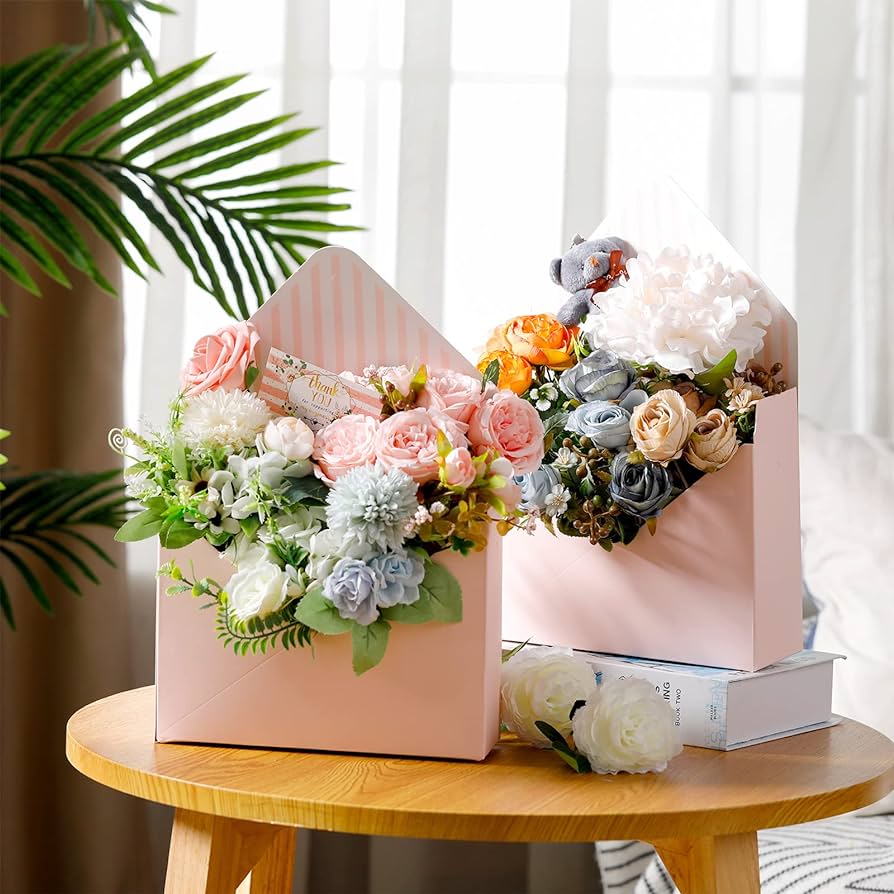 Boîte à fleurs de mariage