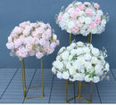 Flowerva – boule de roses artificielles colorées, 60/50/40cm, Arrangement de Center de Table de mariage
