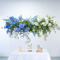 Flowerva Blue Forest Style Simulated Flower Decoration