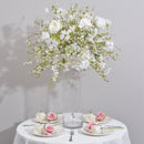 5D New Wedding Table Decoration Flower Wedding Stage Background Layout Simulation Snow Willow Embroidery Ball Rose Ball