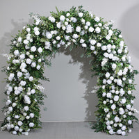 2-meter Green Plant Rose Arch Flower Art Western Style Lawn Wedding Decoration Simulation Embroidery Rose Gate