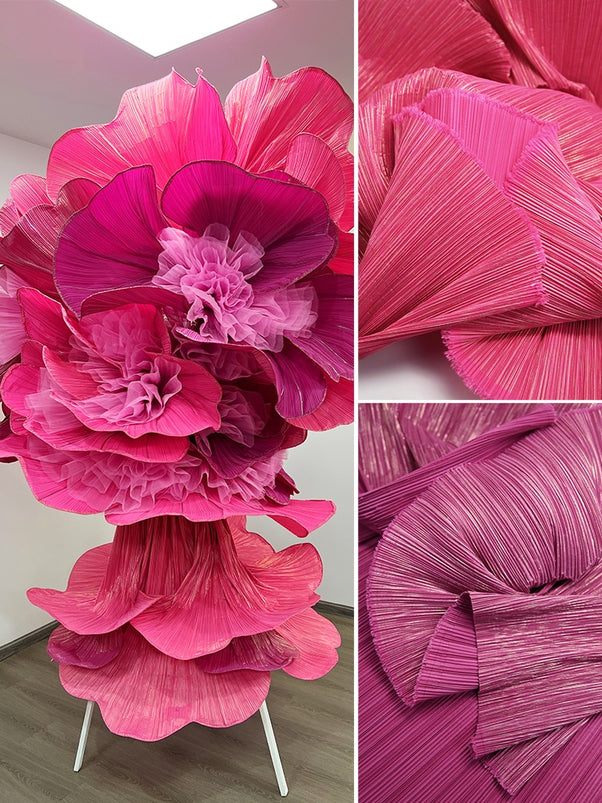 Flowerva Romantique Et Passionné Rouge Violet Nuage Rose Style