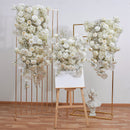 Flowerva Pink And White 5D Flower Art Set Wedding Background Arrangement