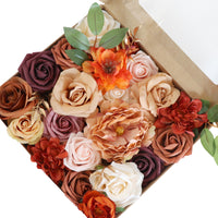 Wedding Flower Box Dark Red Roses And Peonies