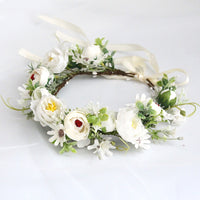 Bridal Wreath Headpiece Camellia
