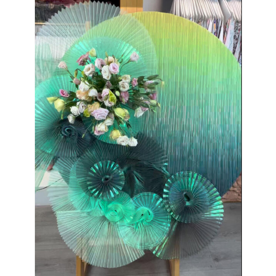 Mermaid Grand Organ 1-Meter Diameter Floral Arrangement For Welcoming Guests