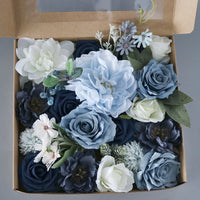 Boîte à fleurs de mariage Haze Blue