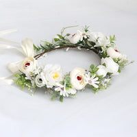 Bridal Wreath Headpiece Camellia