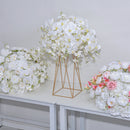 60cm New Simulated Touch Phalaenopsis Flower Ball Wedding Table Placement Flower Art Exhibition Hall Window Decoration Flower Ball Flower