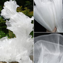 Light Pleated Texture Organza Lace Fabric Wedding Decorative Background Yarn Wedding Flower Modeling