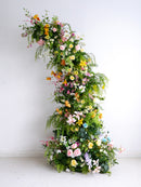 Arc en corne de taureau série forêt pastorale, décoration de fond pour événement de mariage, Art floral simulé