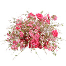 5D New Wedding Table Decoration Flower Wedding Stage Background Layout Simulation Snow Willow Embroidery Ball Rose Ball