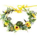Bridal Wreath Headpiece Gerbera and daisy