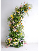 Arc en corne de taureau série forêt pastorale, décoration de fond pour événement de mariage, Art floral simulé