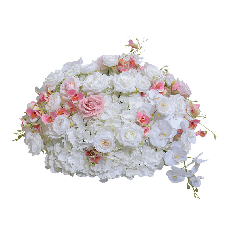 Boule de fleur Phalaenopsis tactile simulée, 60cm, Placement de Table de mariage, salle d'exposition d'art floral, décoration de fenêtre, boule de fleur