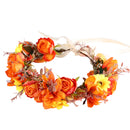 Bridal Wreath Headpiece Yellow Rose