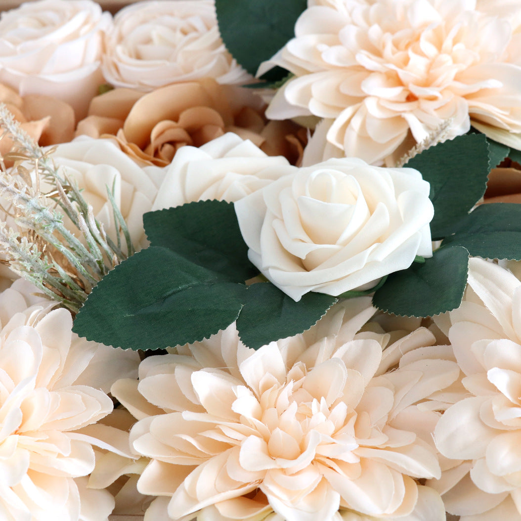 Boîte à fleurs de mariage Caramel Champagne