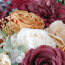 Boîte à fleurs de mariage Rose rouge foncé