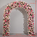 Arch Simulation Flower Background Stage Iron Frame Decoration Artificial Rose Row Display Window Exhibition Hall Layout