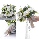 Hand Bouquet White and Champagne