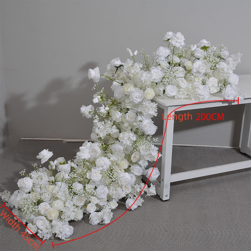 Baby'S Breath Simulation Flower Square Arch Decoration Flower Rows Flower Ball New Wedding Decoration ﻿