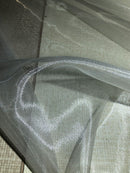 Flowerva Silk Organza Transparent White Thin Soft Wedding Dress Design Fabric Wedding Decoration