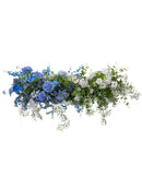 Flowerva Blue Forest Style Simulated Flower Decoration