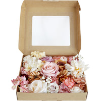 Wedding Flower Box Caramel Pink Champagne