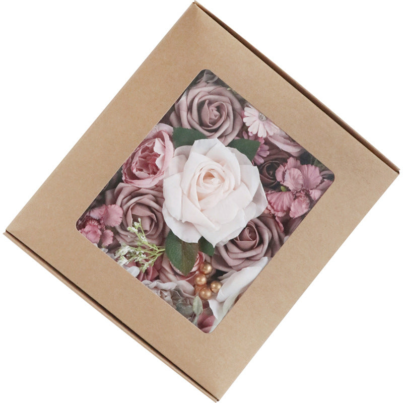 Wedding Flower Box Light Pink  Rose