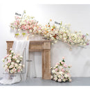 Flowerva Pink Sweet Wall Hanging Floral Decoration Wedding Event Background Artificial Flowers