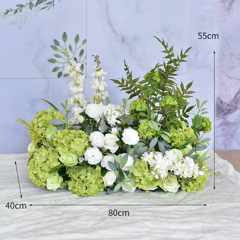 Flowerva décoration de scène de mariage de fleurs artificielles de style forêt