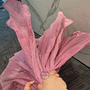 Flowerva – tissu nacré violet cristal de fumée pliable, tissu floral décoratif pour scène de modélisation de mariage
