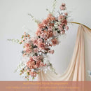 Flowerva Milk Coffee Color Wedding Floral Arrangement Simulation Floral Props Ornaments Arch Wall Hanging Road Guide Flower Bouquet