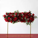 Flowerva Dark Red Wedding Welcome Floral Arrangement Shooting Background Road Guide Simulation Flower