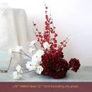 Flowerva Dark Red Wedding Welcome Floral Arrangement Shooting Background Road Guide Simulation Flower