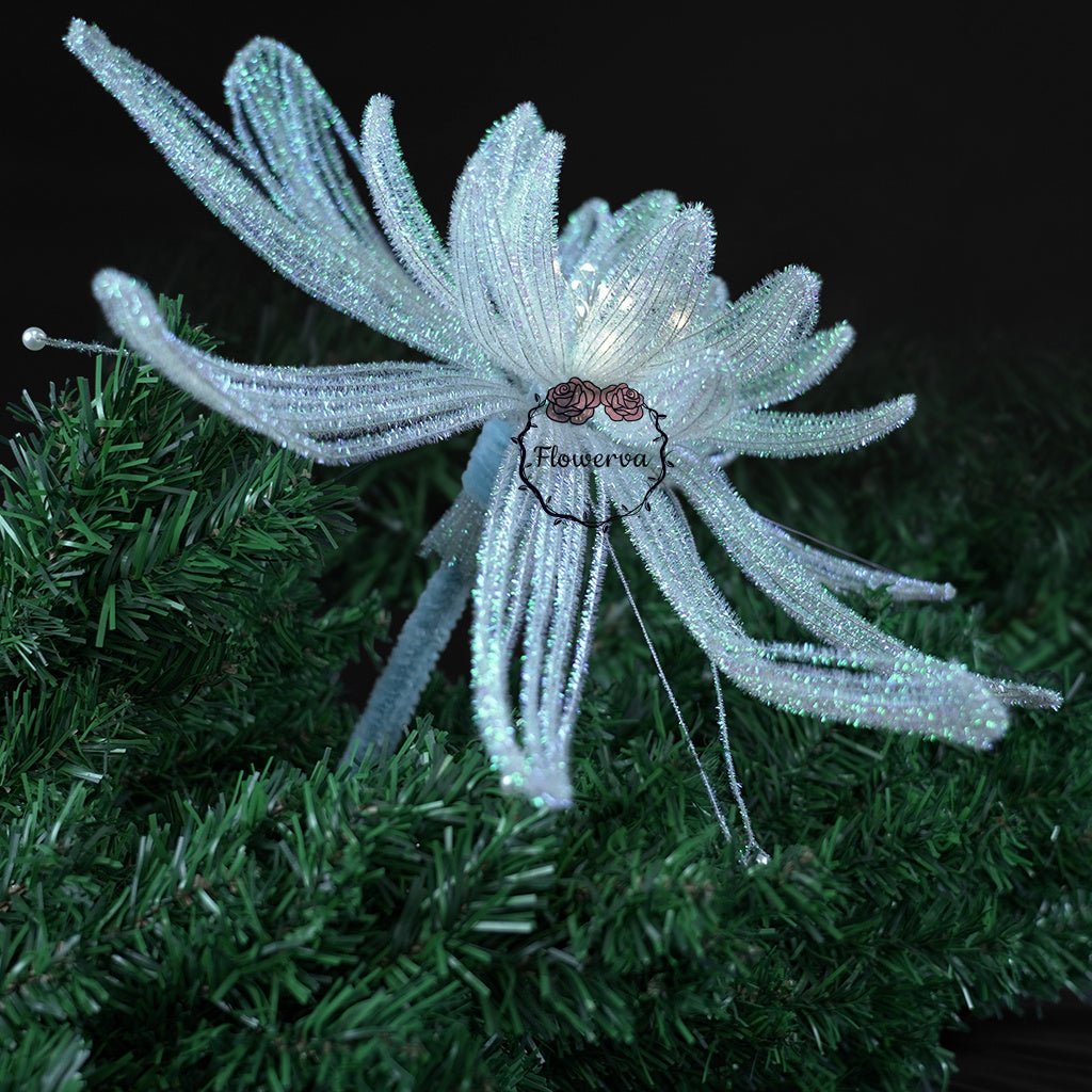 Flowerva Crystal Shinning "Baolian Lantern " Handmade DIY Flower
