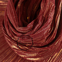 Vin rouge chaud or estampage rides plissage Texture tissu décoration de mariage