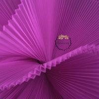 Rose Purple Pleated Fabric Plump Bouquet