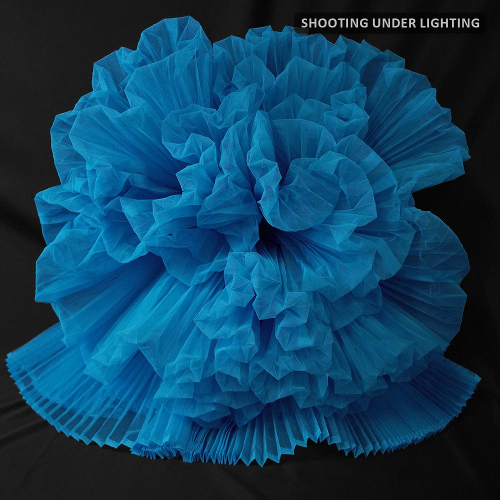 Blue Enchantress Pleated Fabric Bouquet