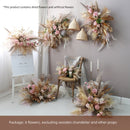 Flowerva – Arrangement de mariage, rangée de fleurs, chemin de fleurs, roseau sec, ensembles d'activités florales, accessoires