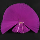 Rosy Purple Great Pleated Organza Crinkle Fabric 6324