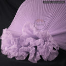 Flowerva Light Purple Great Pleated Organza Crinkle Fabric 6324