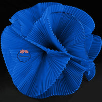 Klein Blue Great Pleated Organza Crinkle Fabric 6324