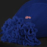 Bouquet En Tissu Plissé Enchanteresse Bleu Royal