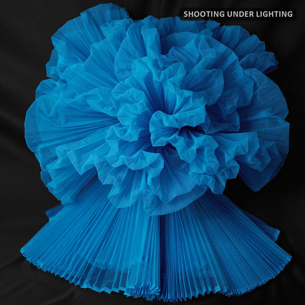 Blue Enchantress Pleated Fabric Bouquet