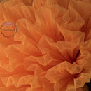 Lively Orange Pleated Fabric Bouquet