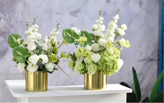 Flowerva Reception Desk Table Artificial Flower Decoration Ornaments Conference Area Bouquet