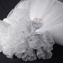 36  Colors Options Great Pleated Organza Crinkle Fabric 6324