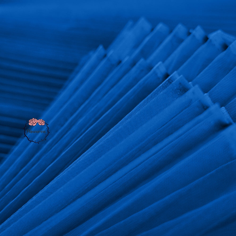 Klein Blue Enchantress Pleated Fabric Bouquet